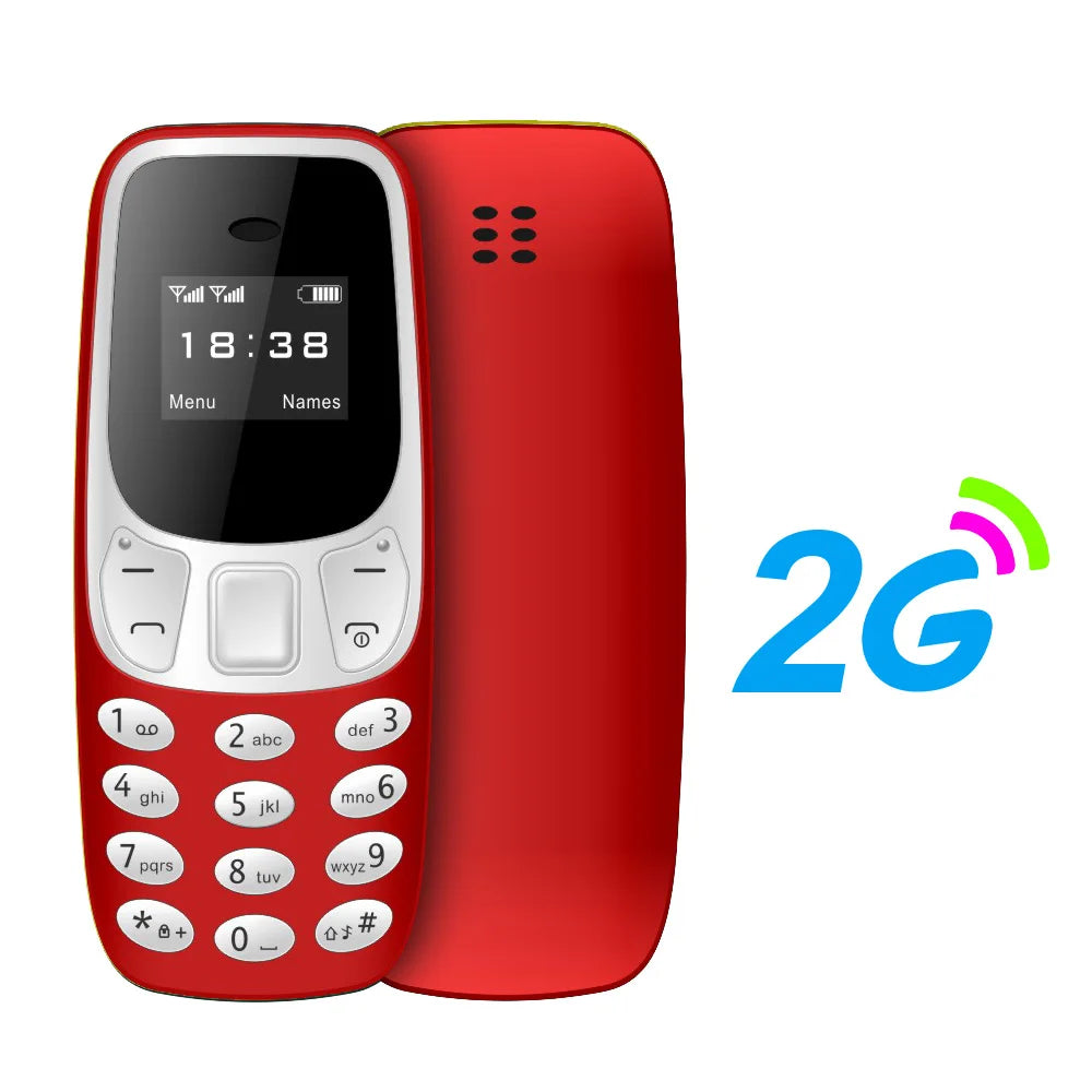 Mini teléfono móvil BM10, 2 tarjetas SIM, auricular Bluetooth, cambiador de voz, grabación de voz de baja radiación, teléfono móvil pequeño multilingüe