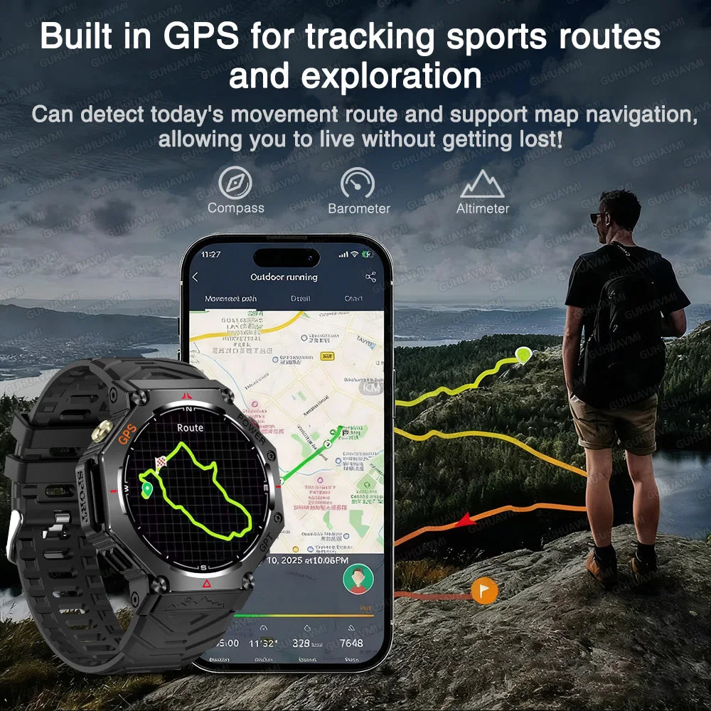 T-Rex 3 Ultra Reloj Inteligente Militar 10ATM