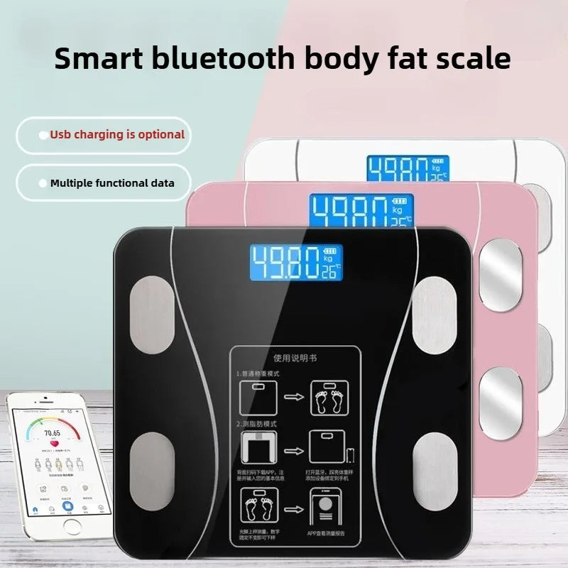 Báscula electrónica digital de uso doméstico con control de peso corporal