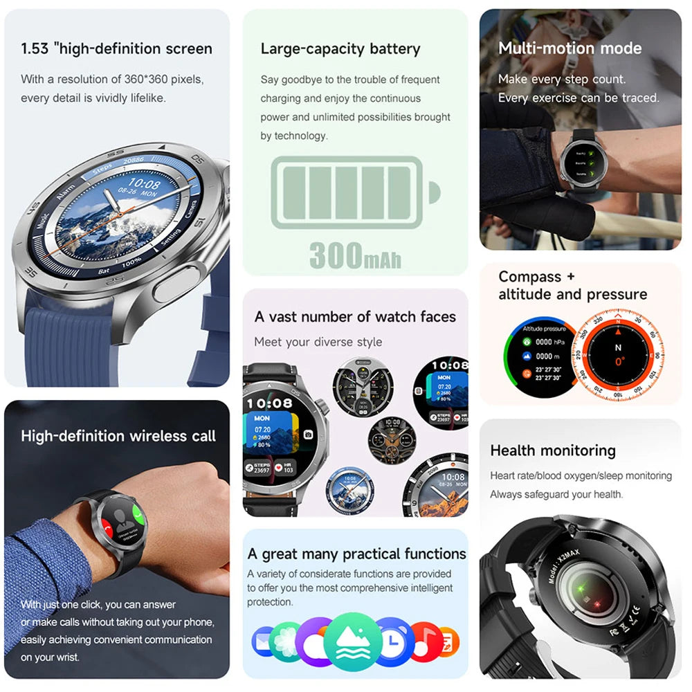 OPPO X2 Reloj Inteligente GPS IP68 Bluetooth