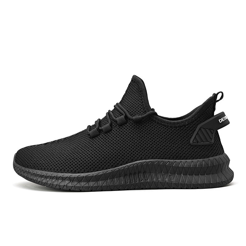 Zapatillas de correr transpirables y ligeras para hombre, Tenis antideslizantes para exteriores, zapatos deportivos suaves con cordones para caminar, 2023