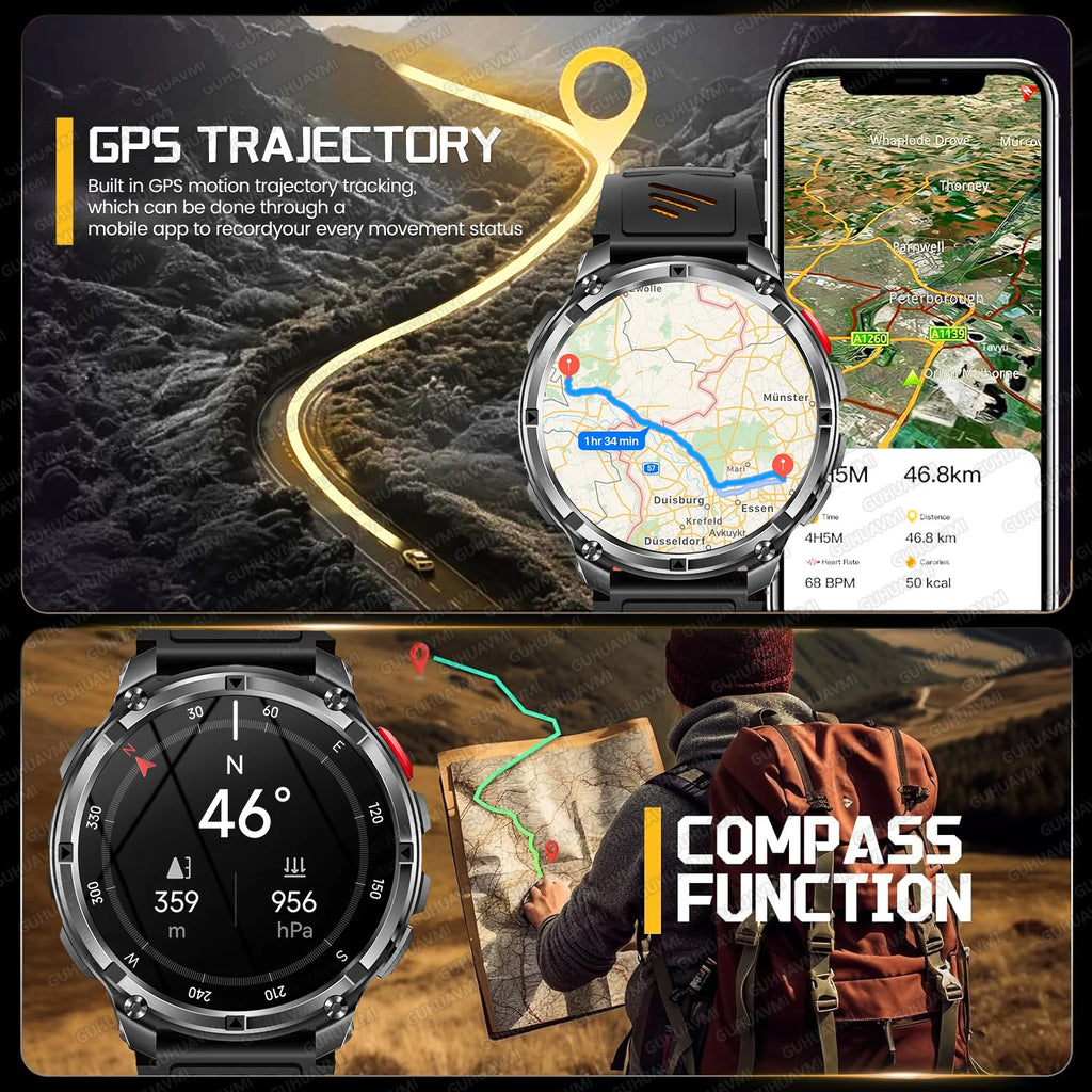 T-Rex3 Ultra Reloj Inteligente GPS IP69K