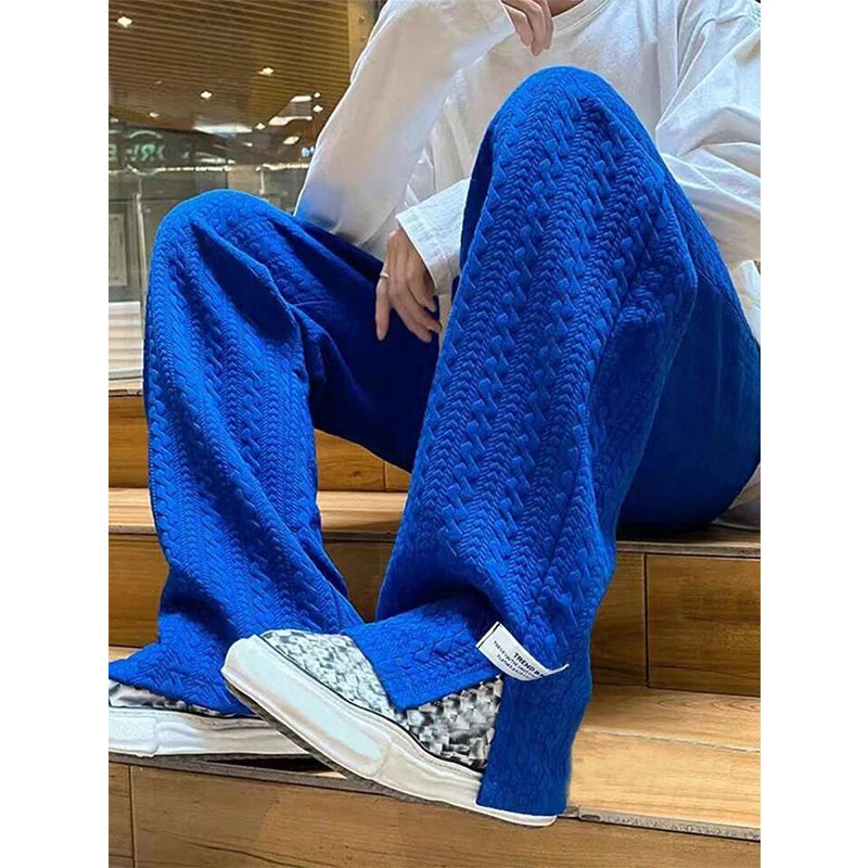 Pantalones holgados para hombre, ropa deportiva para otoño e invierno, pantalones para hombre, gimnasios, chándal de Hip Hop, pantalón negro, pantalones casuales de moda para correr, pantalones de chándal para hombre
