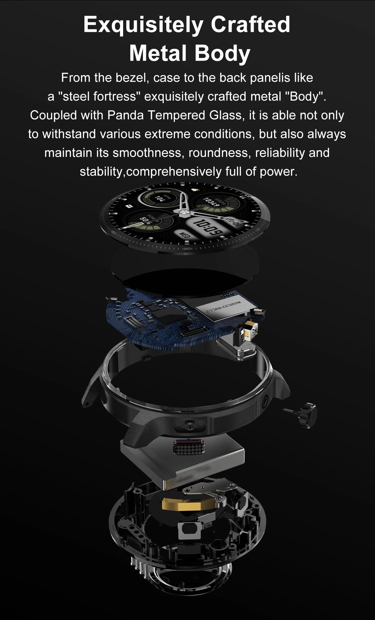 Reloj Inteligente 2026 con Mapa Sin Conexión, GPS Integrado, Posicionamiento Preciso, 4GB de Memoria, Brújula, Natación, Llamadas Bluetooth, Deportivo Militar para Hombre