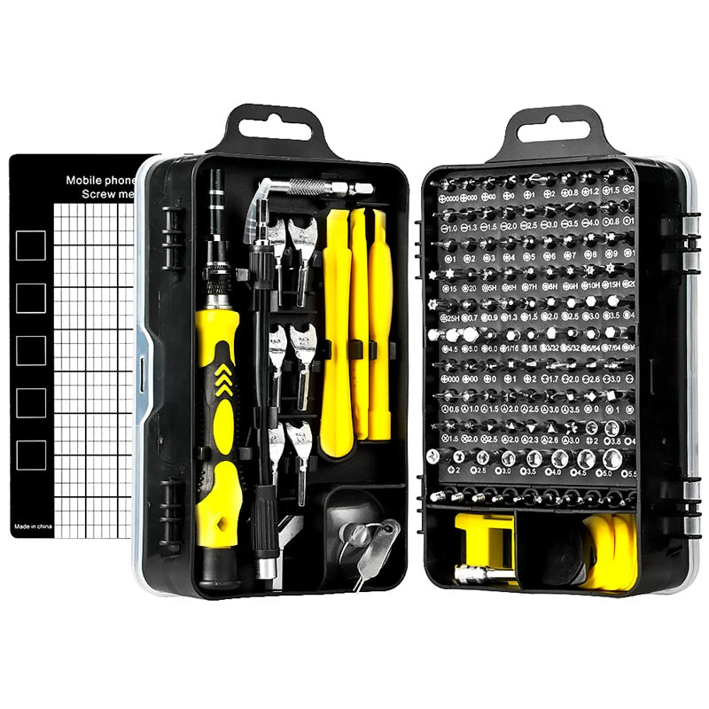 Kit Puntas Destornillador Magnético Torx Phillips Reparación