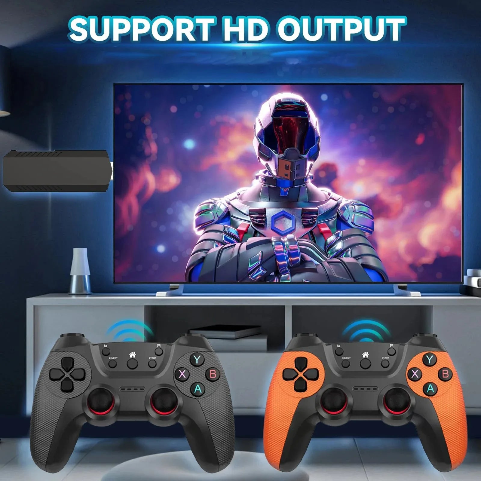 Nuevo X2 Pro Game Stick 44/45 emuladores más de 50000 juegos Retro controlador inalámbrico recargable TV en casa 2/4 jugadores regalo para niños