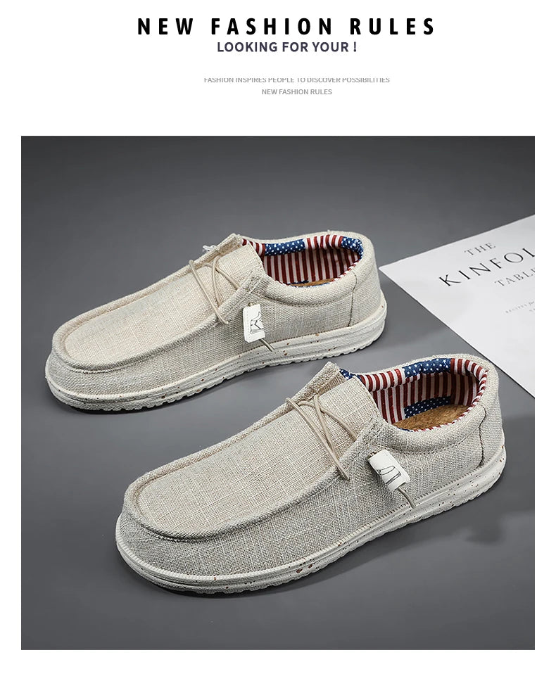Mocasines de Lona para Hombre | Livianos y Transpirables