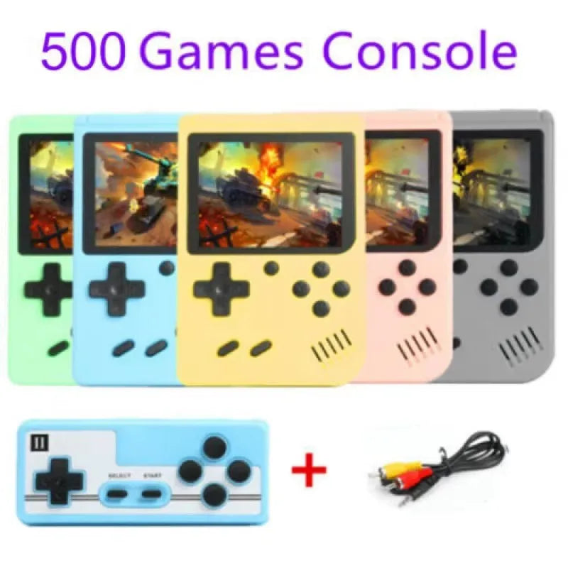 Consola de Juegos Portátil con 500+ Juegos, Emulador Retro, Conecta a TV