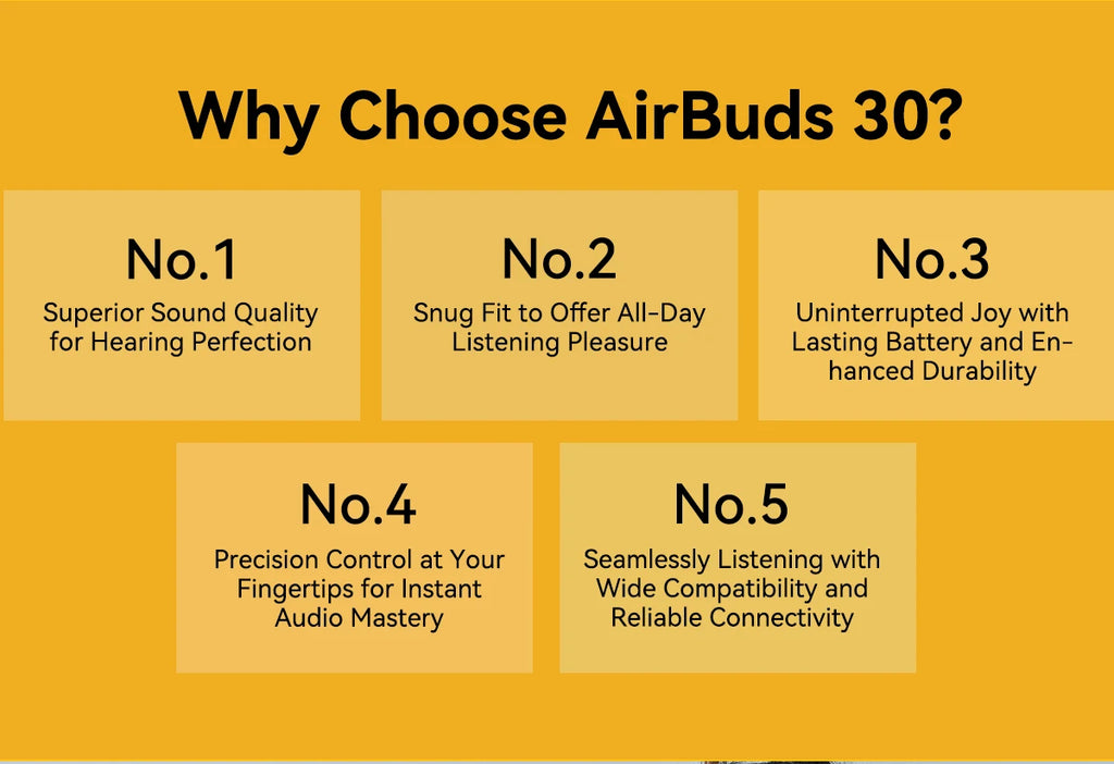 Blackview AirBuds 30 Auriculares TWS Bluetooth 5.3 ANC