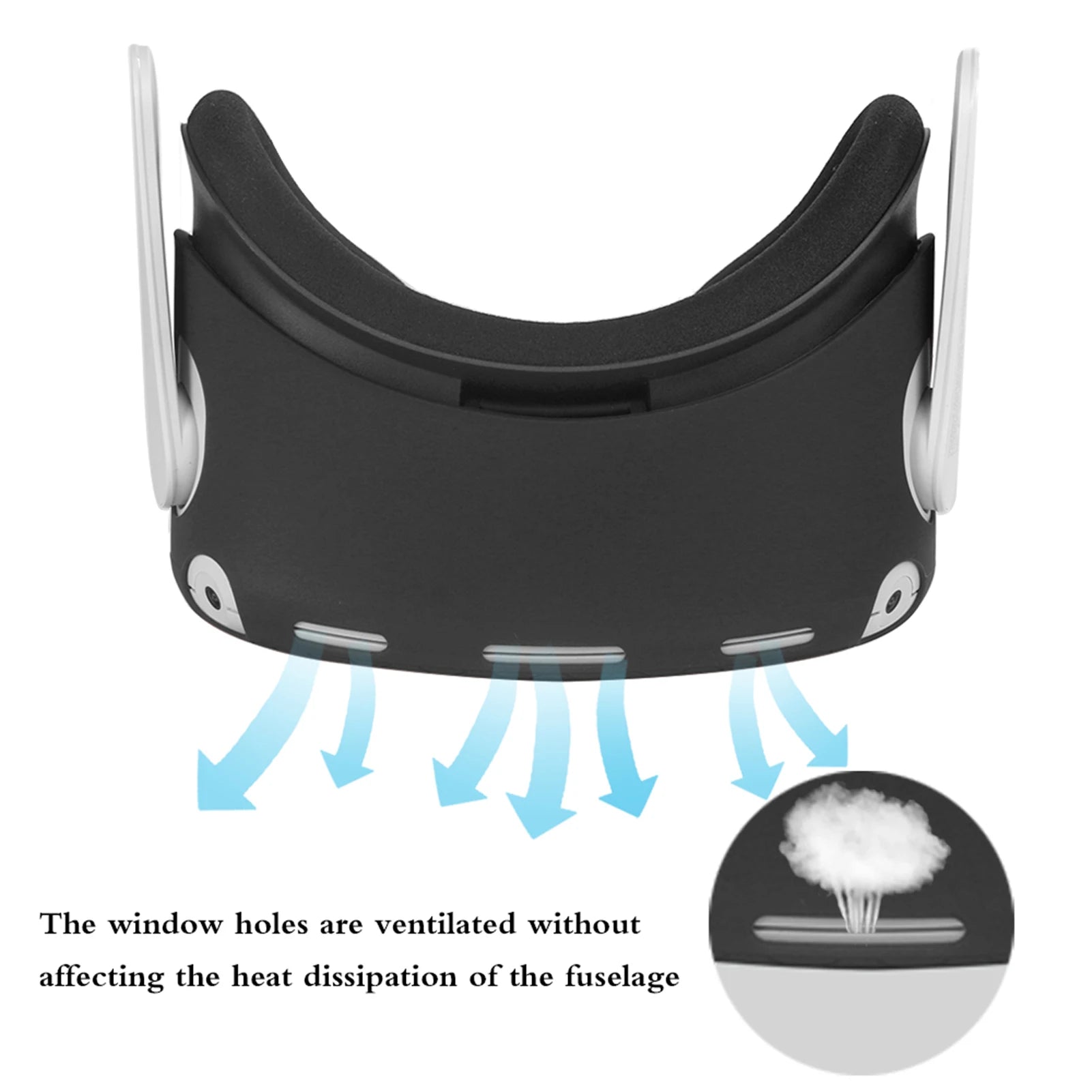 Funda de silicona para Oculus Quest 2 Quest2, accesorios inteligentes, gafas de realidad Virtual 3D VR, auriculares, casco, conjunto de protección de la piel