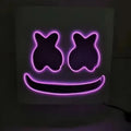 Máscara LED de DJ para Halloween, Máscara Realista de Marshmello, Máscara de Casco Transpirable, Duradera, para Carnaval, Festival, Fiesta de Halloween, Cosplay