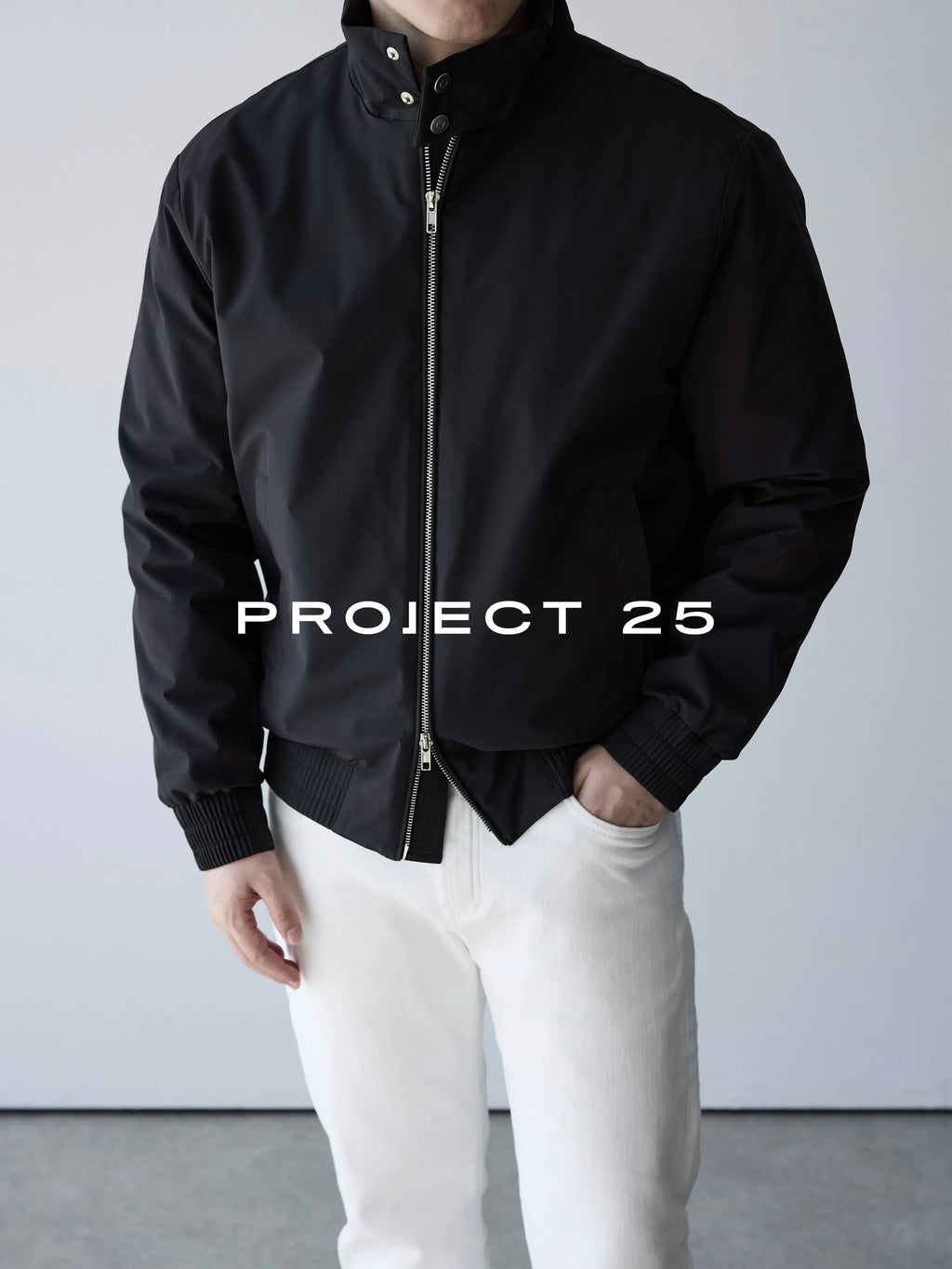 Chaqueta Acolchada con Cuello Alto para Hombre | Cortavientos Impermeable
