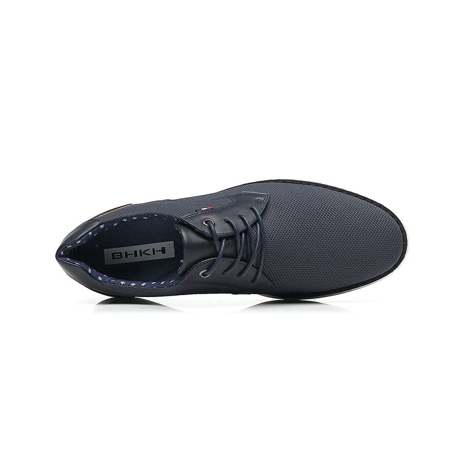 Zapatos de Hombre, Zapatos Casuales de Marca de Lujo, Cómodos, con Cordones, Estilo Ejecutivo, Zapatos de Vestir BHKH