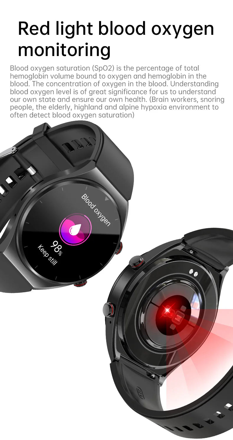 GEJIAN Reloj Inteligente ECG HRV IP67