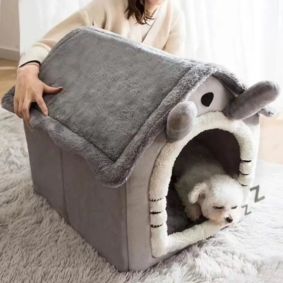 Casa cama para perros y gatos – extraíble y lavable