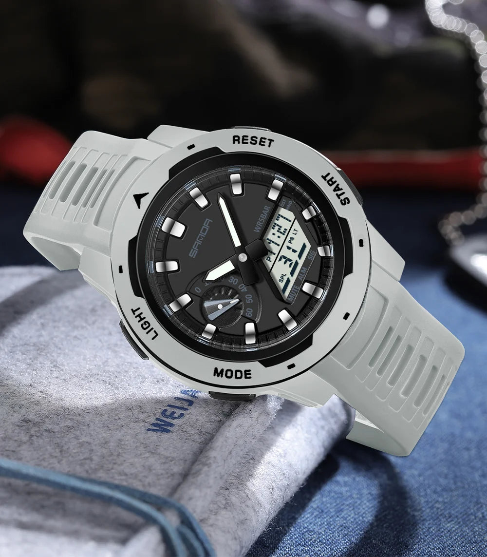 Reloj Deportivo SANDA LED Doble Pantalla para Hombre