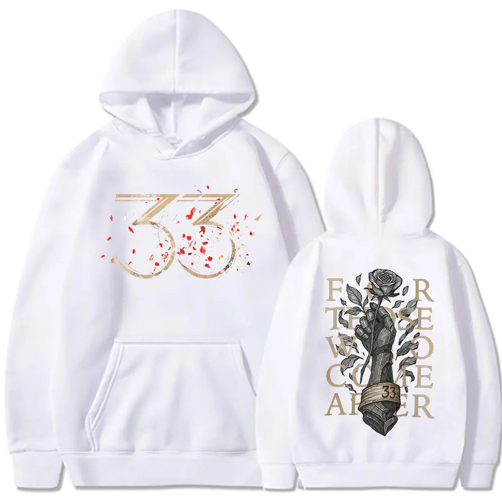 Sudadera con Capucha Clair Obscur Expedition 33, Ropa de Calle