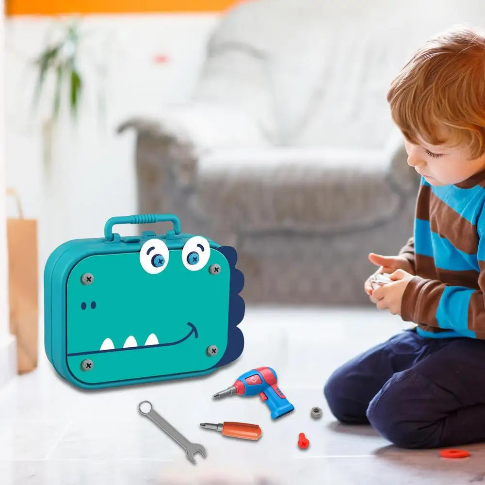 Set de Herramientas de Juguete para Niños con Taladro y Tuercas