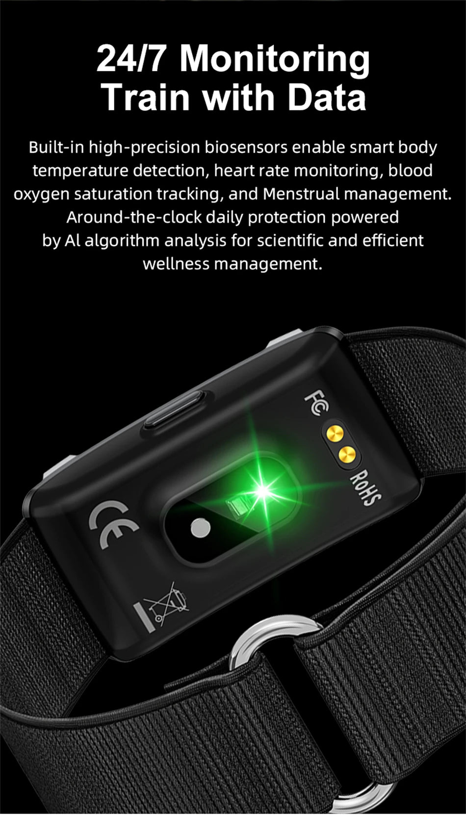 Pulsera Inteligente LIGE para Parejas Deportiva