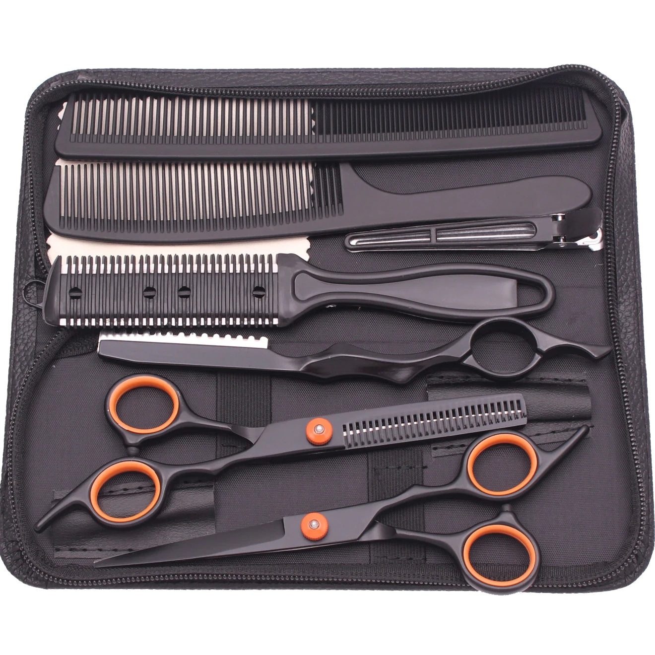 Tijeras para el cabello de 6,0 pulgadas, tijeras de corte profesionales, juego de corte de pelo para peluquería, peluquero y hogar, acero japonés 1001