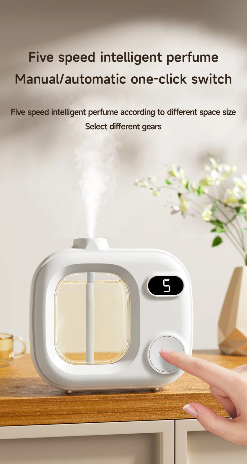 Máquina de aromaterapia automática Searide 50ml para baño y hogar