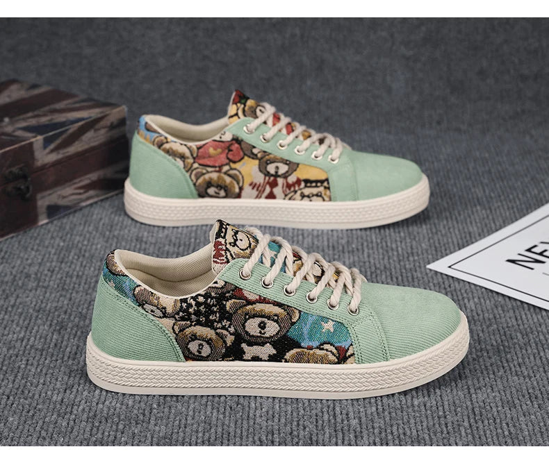 Zapatos informales de tela para hombre, zapatos para caminar al aire libre, ligeros y transpirables, para primavera y verano, zapatos planos cómodos y a la moda para jóvenes