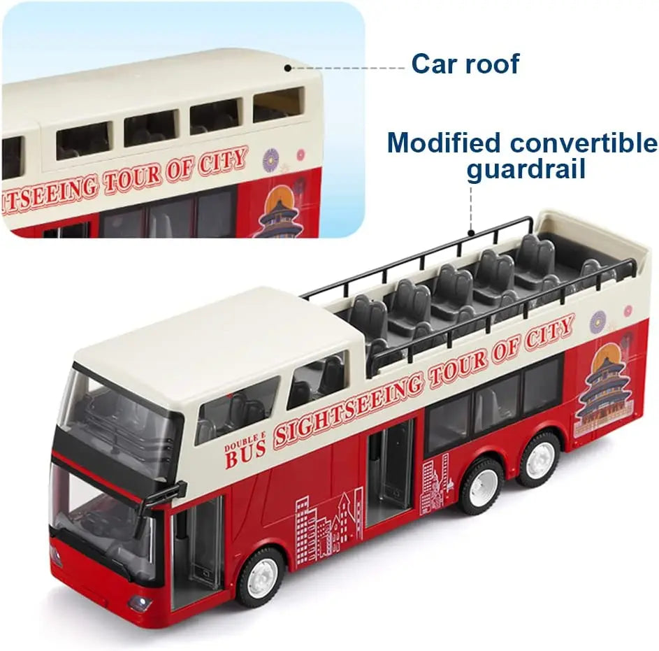 Autobús RC de Dos Pisos Double E E640 con Luces y Sonidos 1:18