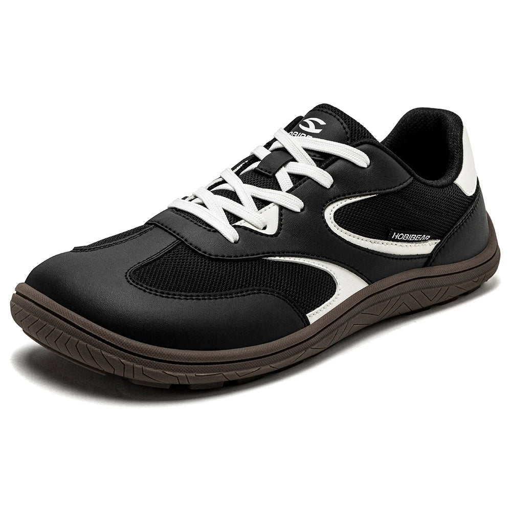 Zapatos de Senderismo de Horma Ancha para Mujer HOBIBEAR, Zapatillas Minimalistas Unisex, Estilo Barefoot, Zero Drop, Clásicas, Retro, para Caminar