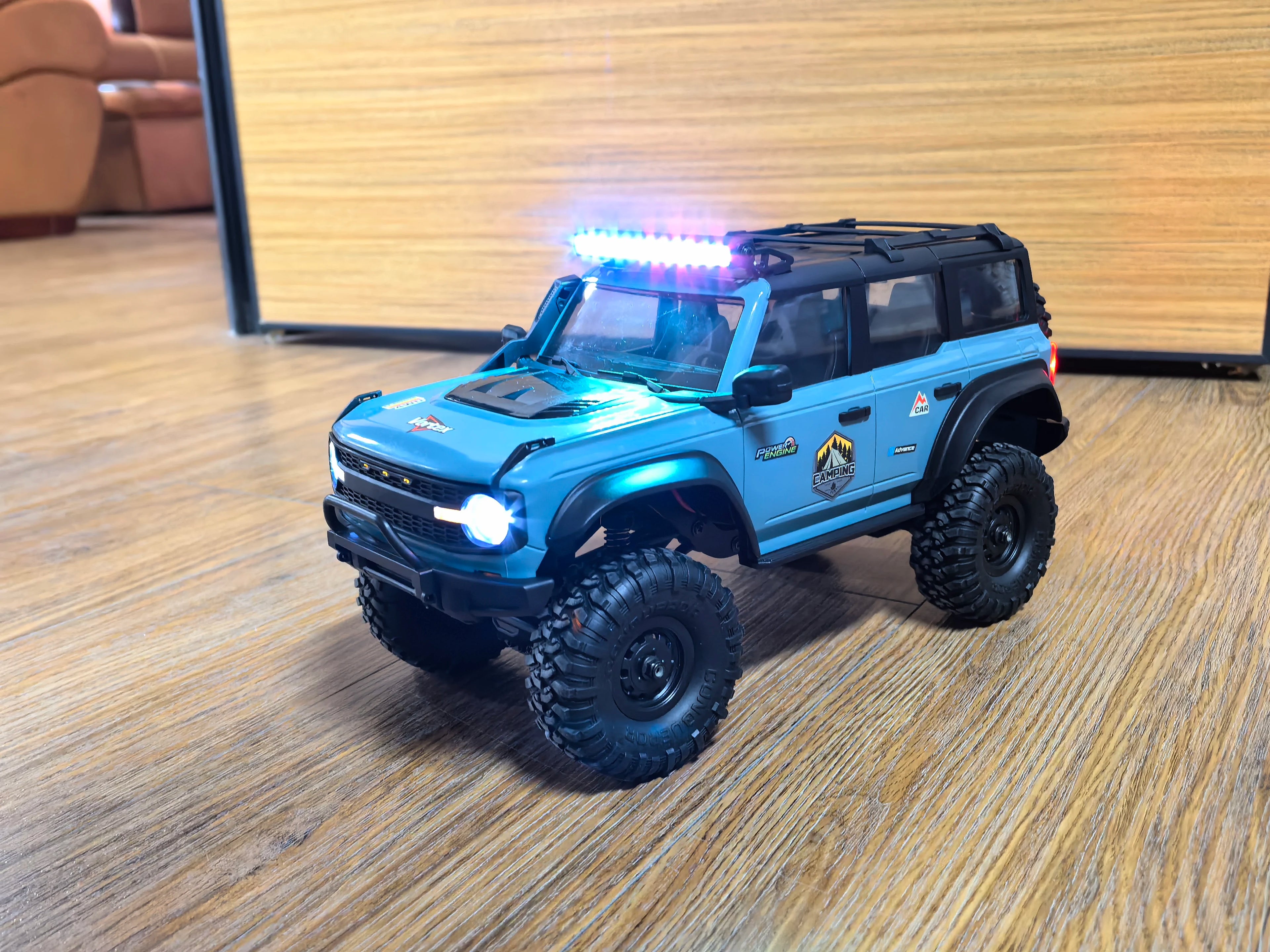 Coche RC 1:16 Monster Truck 4WD, Todoterreno Eléctrico, Regalos para Niños