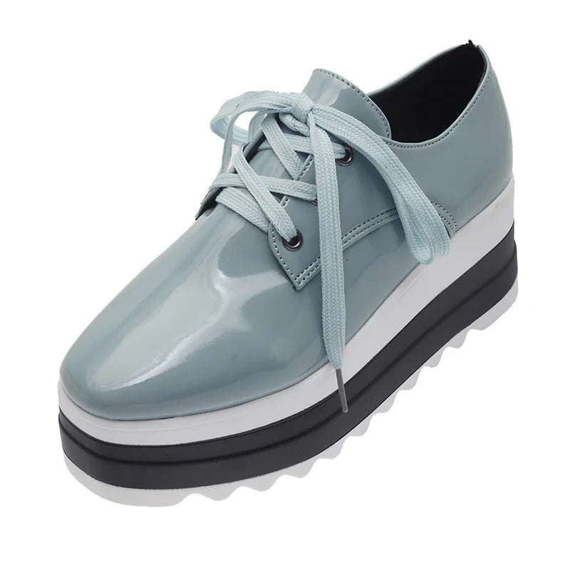 Mocasines de Plataforma para Mujer – Suela Gruesa Brogue
