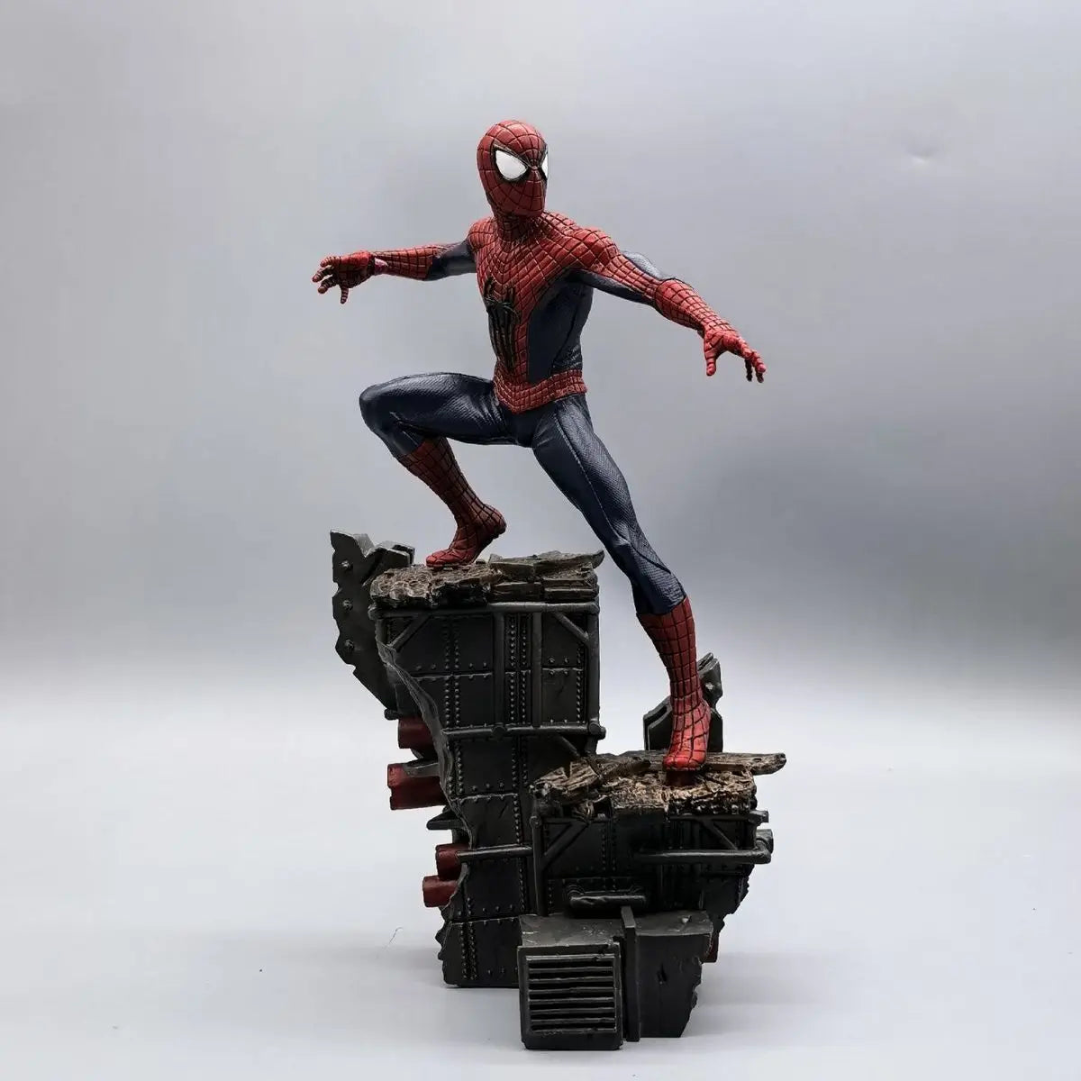 Juego de 3 figuras de acción de Spider-Man, estatuas de modelos coleccionables de Marvel para decoración de escritorio, regalo para fanáticos y coleccionistas