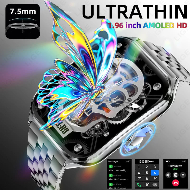 Reloj Inteligente Ultrafino AMOLED Deportivo 2026