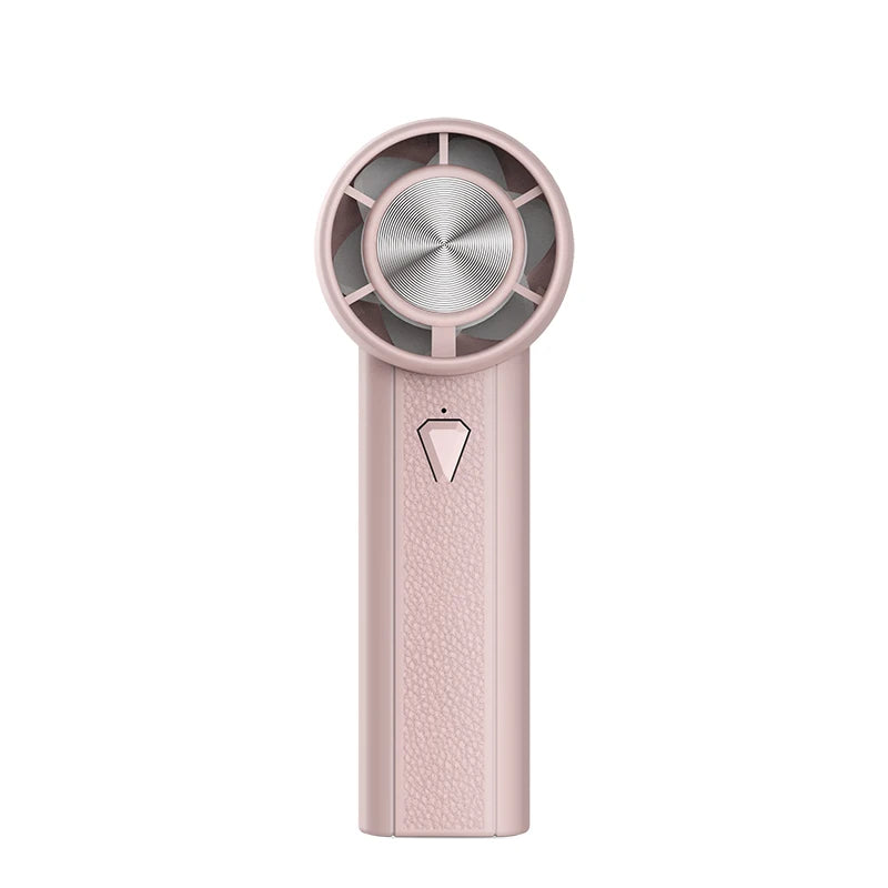 Ventilador portátil de mano, Mini ventilador de carga USB para el hogar de 1800mAh, carga USB de alta velocidad, ventilador de mano de refrigeración para acampar al aire libre
