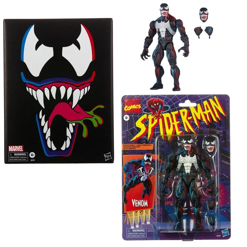 Hasbro Deadpool 80 aniversario limitado Spider Man Venom Kraven 2099 Peter Parker leyenda figura de acción colección de modelos de Anime