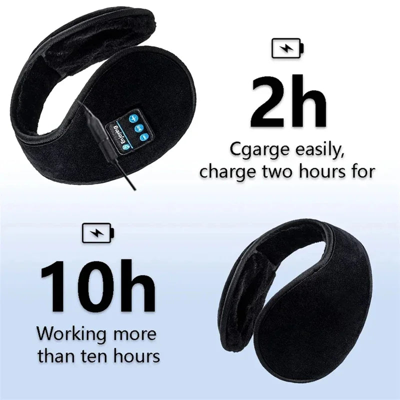 Orejeras Bluetooth Calentadoras Deportivas Invierno