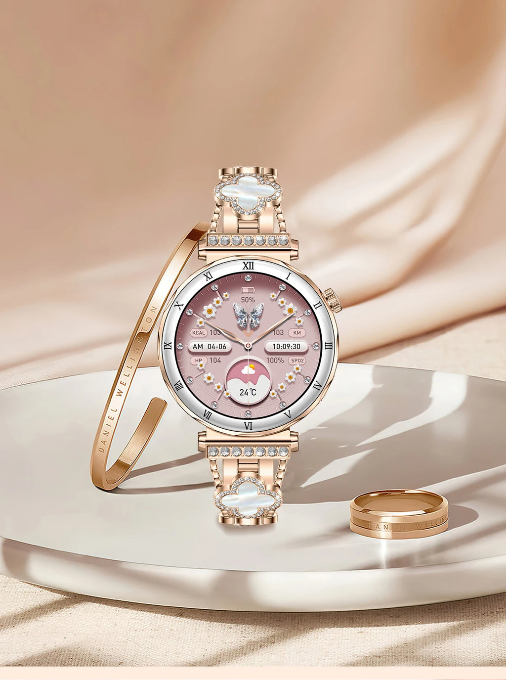 LIGE Reloj Inteligente Ultrafino 6.2mm Mujer