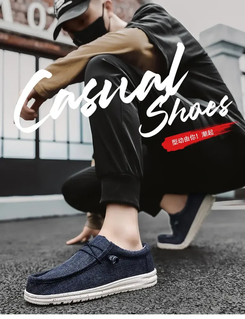 Mocasines casuales para hombre, ultraligeros, sin cordones, transpirables y antideslizantes
