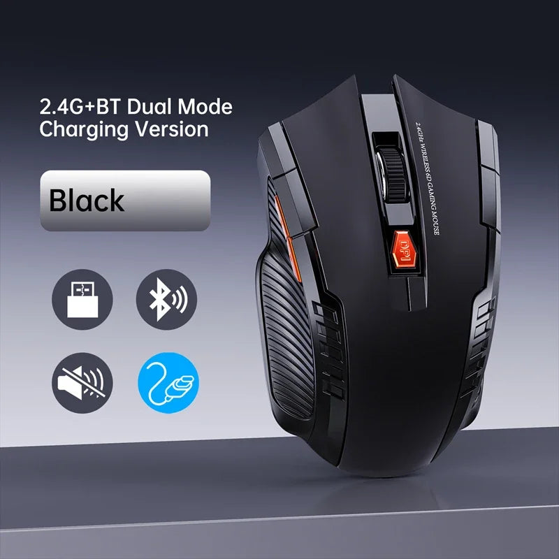 Ratón Inalámbrico Lenovo Modo Dual Bluetooth 2.4GHz Recargable