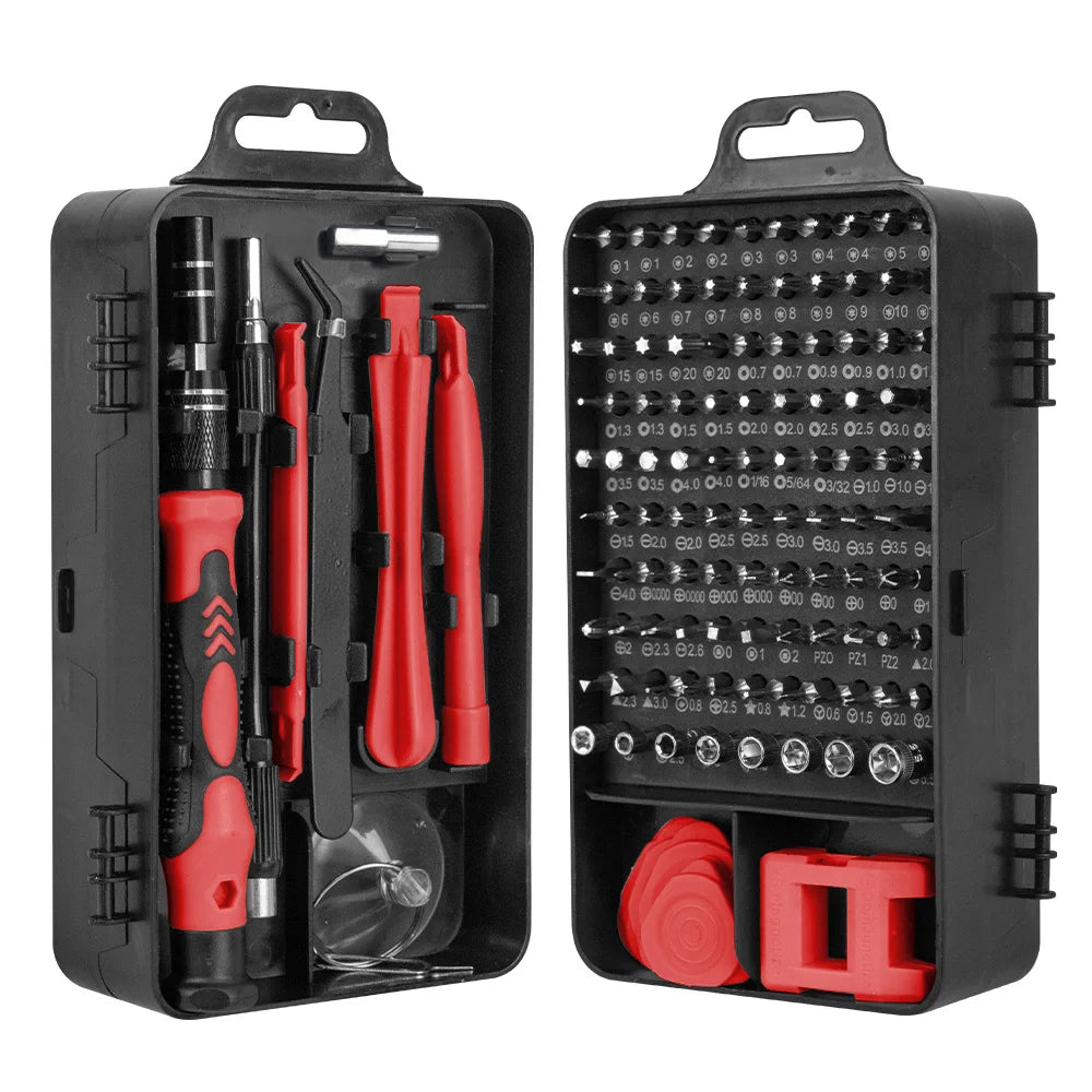 Kit Destornilladores de Precisión 115 en 1 Magnético