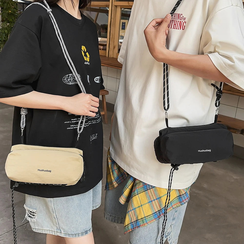 Diseño de bolso de hombro pequeño para deportes portátiles al aire libre, bolso para taza de agua, bolso cruzado, bolso funcional para botella de agua de un solo hombro