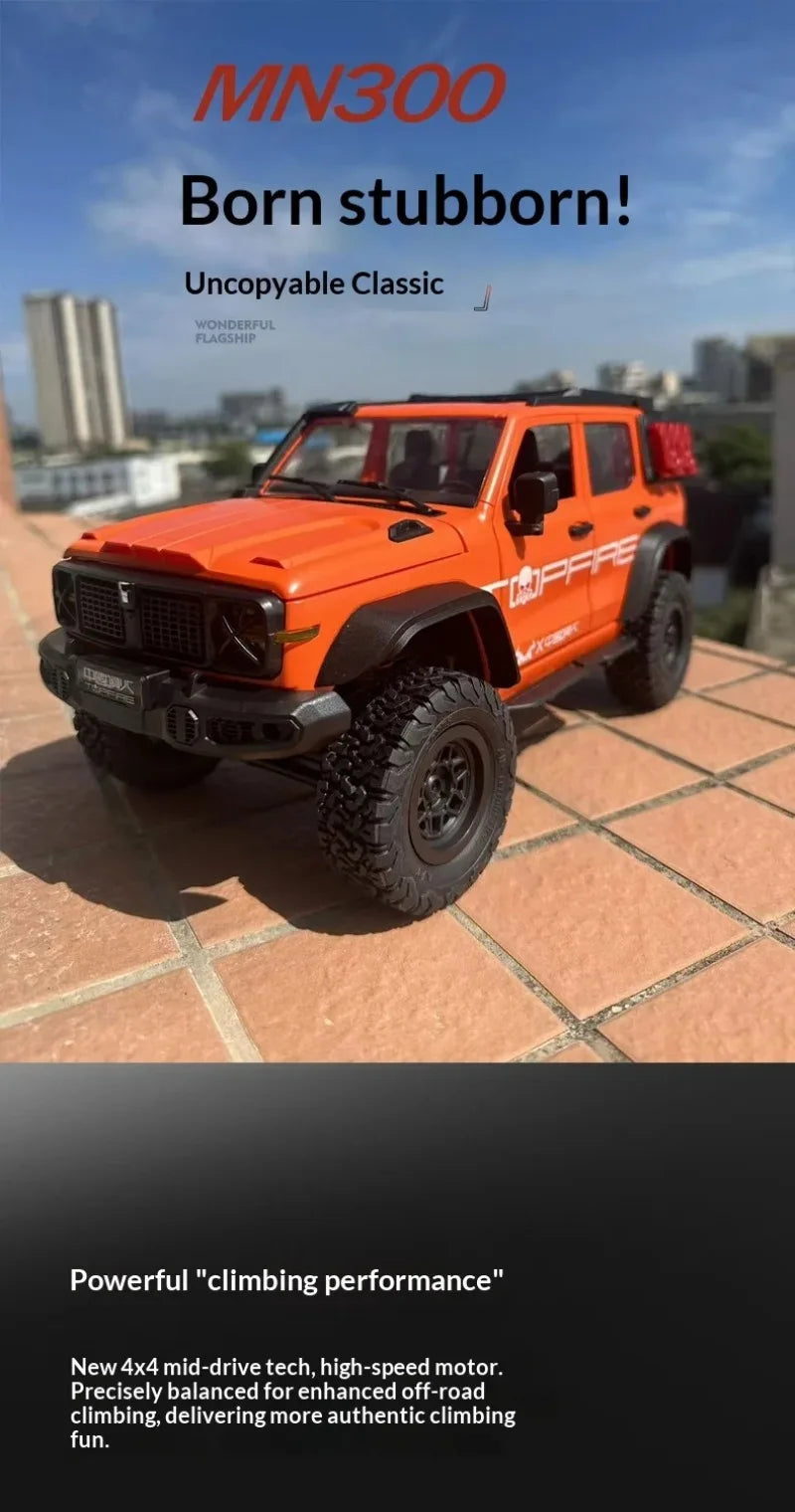 Coche Todoterreno RC 1:12 con Control Remoto, 4WD, Totalmente Proporcional