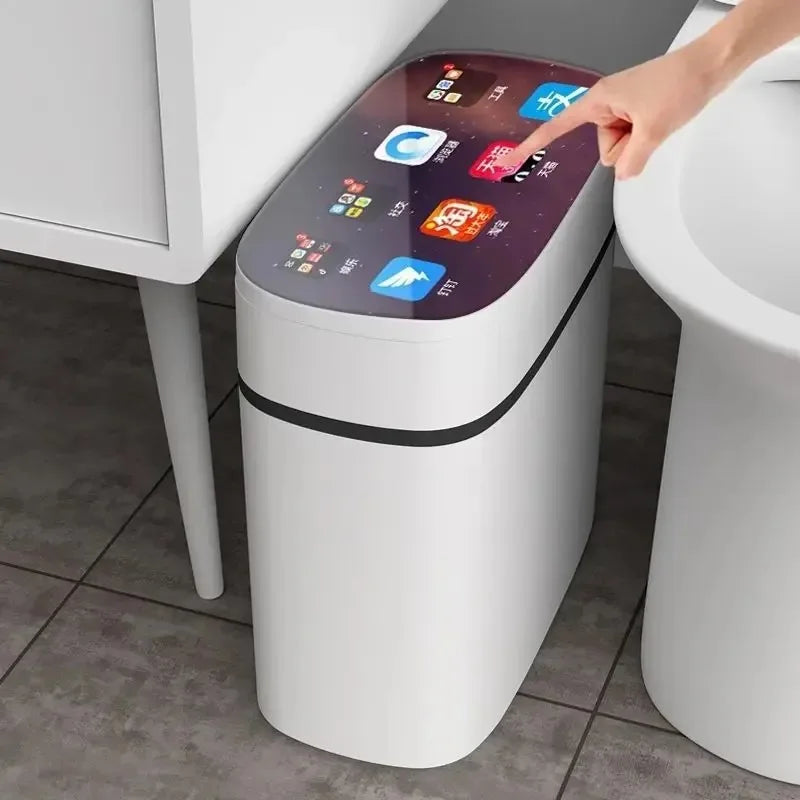 Papelera inteligente con sensor y apertura automática