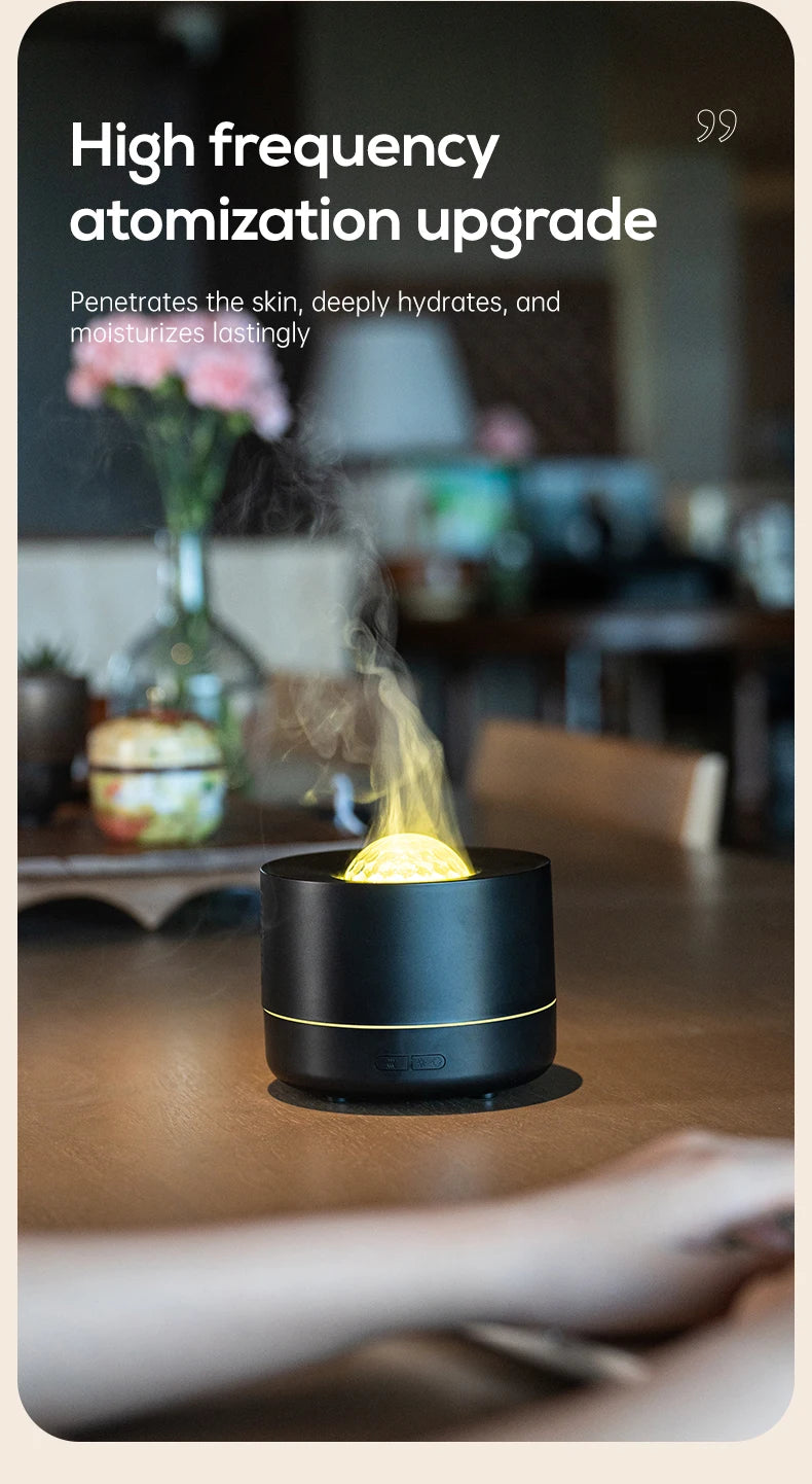 Difusor de aromaterapia 2 en 1, luz de proyección de cielo estrellado, difusor de aceites esenciales de 200ml, humidificador de niebla fría con luz colorida