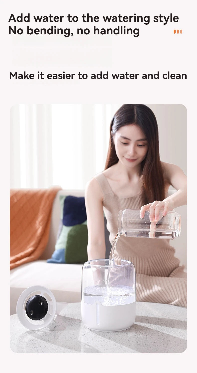 Humidificador de aire grande de 4,8l, difusor de Aroma eléctrico USB, purificador de aceites esenciales, generador de niebla de aromaterapia, luces para coche, hogar y dormitorio