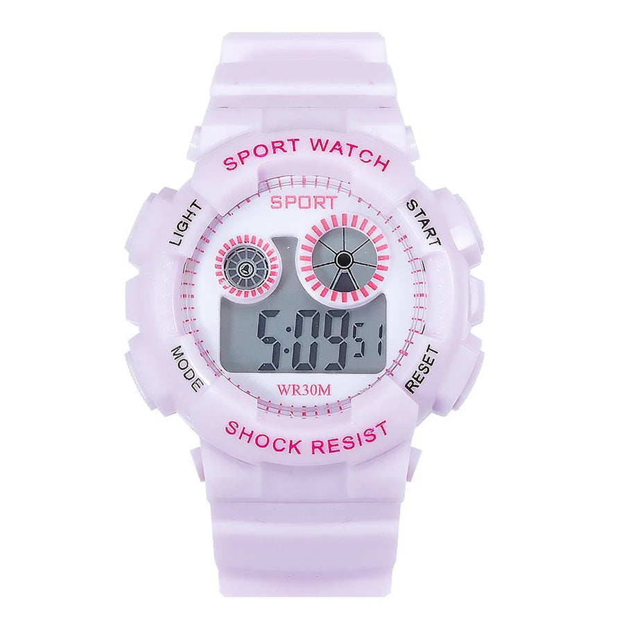 Reloj Deportivo Digital LED Impermeable para Niños