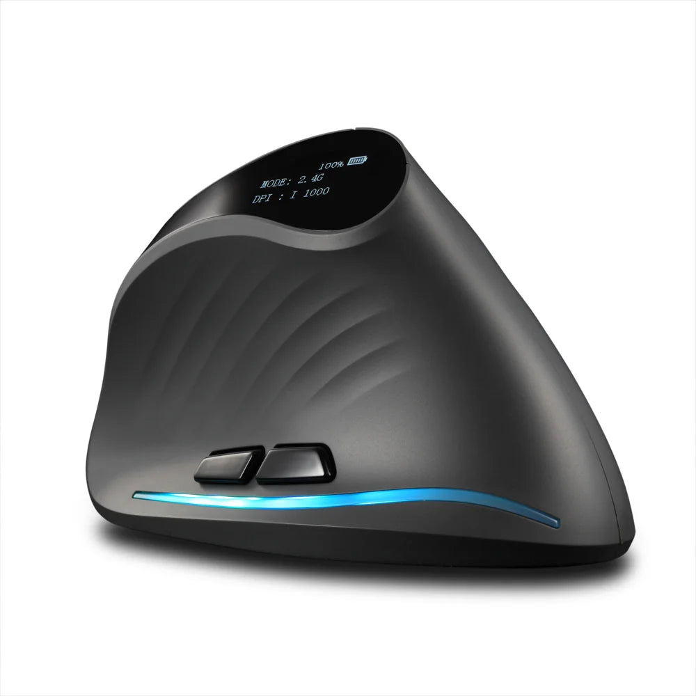 Ratón Inalámbrico Ergonómico Lefon 2.4G, Ratón Vertical Recargable para Juegos, para PC, Portátil, MacOS, Oficina, Modelo F35C/F35B/F35