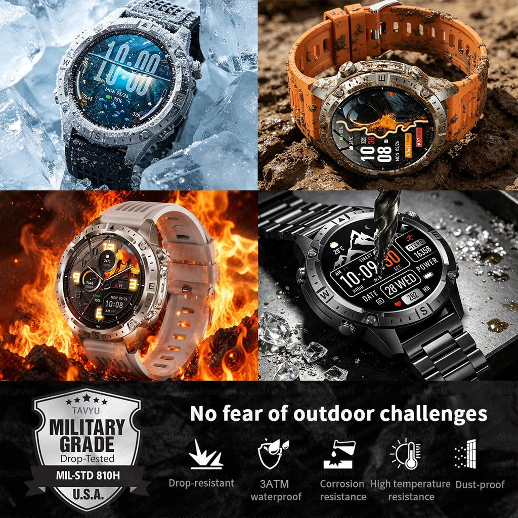 Reloj Inteligente con GPS, Mapa Offline, Linterna y 170 Deportes