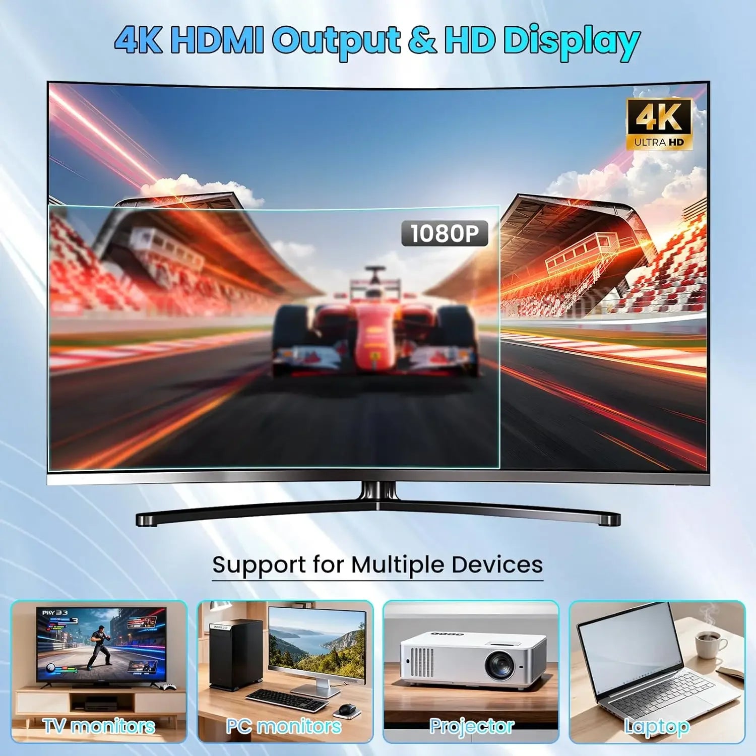 Consola de Videojuegos Retro, +20000 Juegos, Inalámbrica, Arcade para TV, HDMI Plug & Play, 64G con 2 Controles Inalámbricos de 2.4G