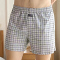 Calzoncillos grandes, pantalones de pijama en casa, pantalones Allo de cintura alta, calzoncillos boxer de talla grande para hombres, pantalones de algodón, todos los boxeadores de cintura alta
