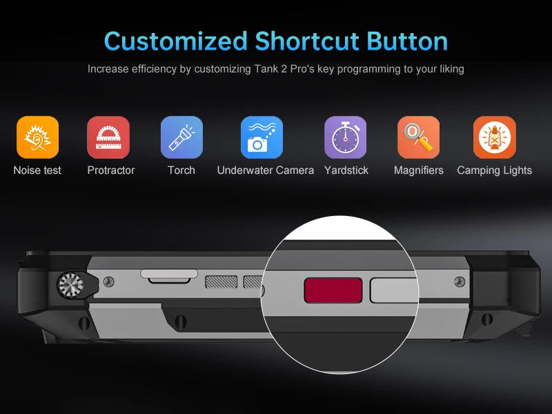 Smartphone Resistente 8849 Tank 2 PRO con Proyector DLP y Cámara 100MP